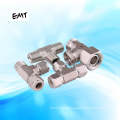 Factory Hydraulic Tee Hydraulic Fittings Branch Tee Fittings Shanghai China Branch Tee Fittings with Swivel Nut